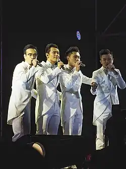 C AllStar in 2016; from left to right: Jase Ho, On Chan, King Wu, Andy Leung