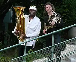 With Jon Sass, 2016