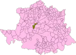 Map of Cañaveral