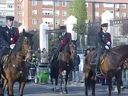 National Police Corps Cavalry unir with Former Dress Uniforms in Holy Week in Valladolid, 2007