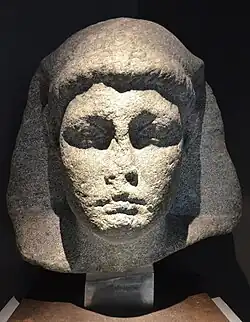 Granite head identified as Caesarion, hosted in Bibliotheca Alexandrina Antiquities Museum, Egypt