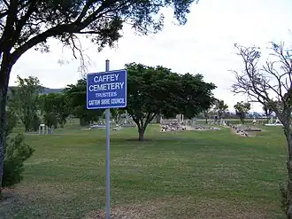 Caffey Cemetery, 2006