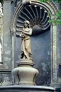 A statue of one of the four maidens