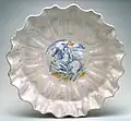 Bowl with figure in compendiario style, Virgiliotto Calamelli, 1560–1599