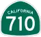 Interstate 710 and State Route 710 marker
