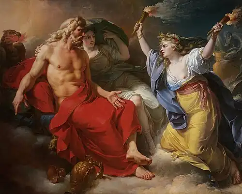 Jupiter and Ceres by Antoine-François Callet