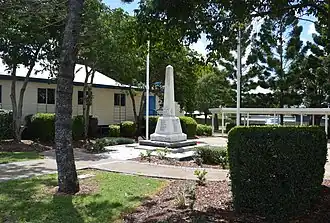 War memorial at Calliope, 2017