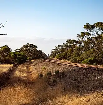 Long Plains watertower as seen from Calomba