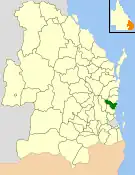 Location within Queensland