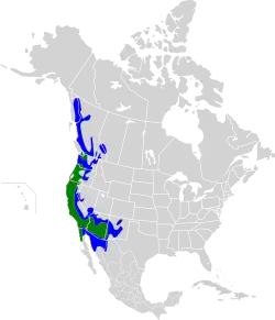 Map of range