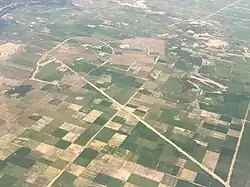 Image 3Agricultural fields in the Kampong Cham province, aerial (from Agriculture in Cambodia)