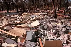 Camille left behind significant debris