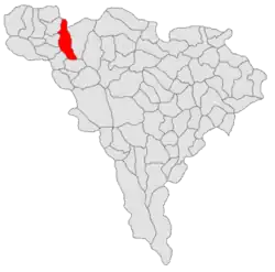 Location in Alba County