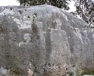 Bas-Relief of the Apostles in Qana, a Christian pilgrimage site in Lebanon