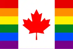 Canada, Canadian Pride flag