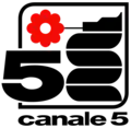 Canale 5's fifth logo used from 1981 to 1984