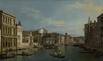 Canaletto, The Grand Canal in Venice from Palazzo Flangini to Campo San Marcuola, about 1738