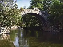 The Pontare Bridge, in Canavaggia