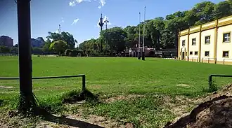 Auxiliary rugby pitch