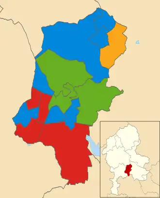 2019 results map