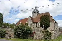 The church in Dampierre-en-Bray