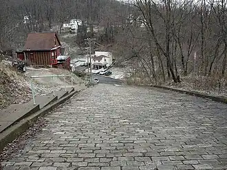 Looking down Canton Avenue, Pittsburgh, Pennsylvania
