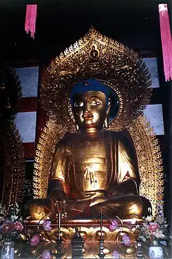 Liurong Temple in Guangzhou, China. Cast in 1663 during the Ming dynasty (1368 - 1644).