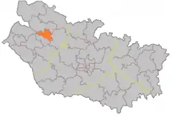Location of Abbeville-Nord