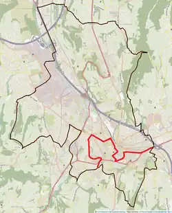 Location of Chambéry-Sud