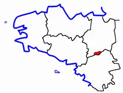 Location of Grand-Fougeray