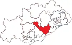 Location of Mèze
