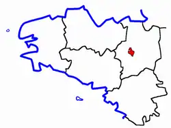 Location of Mordelles