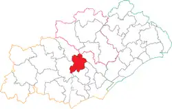 Location of Roujan