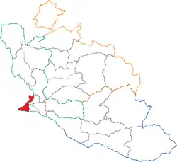Location of Avignon-Ouest