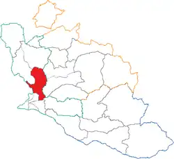Location of Bédarrides
