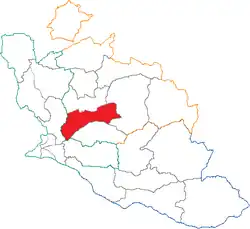 Location of Carpentras-Sud