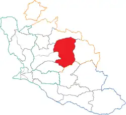 Location of Mormoiron