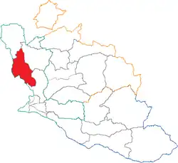 Location of Orange-Ouest