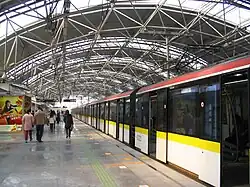 03A01 train at Caoxi Road station (2006)