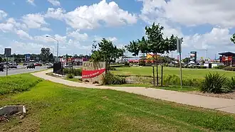 Intersection opposite Capalaba Park, 2018