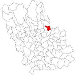 Location in Prahova County