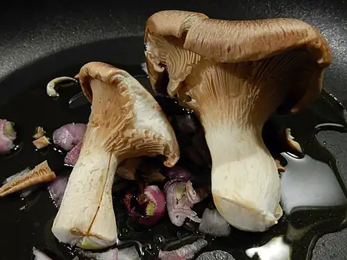 With shallots