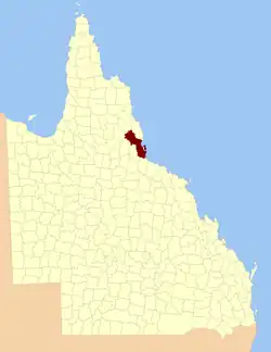 Location within Queensland