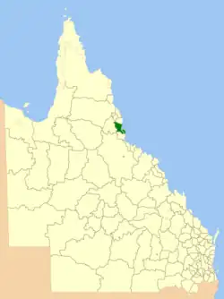 Location within Queensland