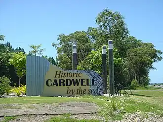 Entrance to Cardwell, Highway 1
