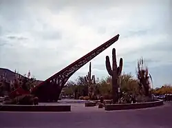 Carefree Sundial at 2 P.M. in early May