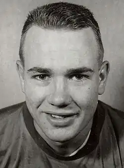 Black and white facial photo of Öberg
