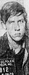 Mugshot of Carl Isaacs, from Maryland Department of Corrections, 1973