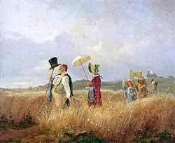 The Sunday Walk, 1841