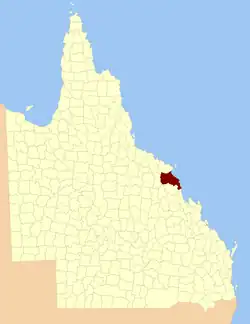 Location within Queensland